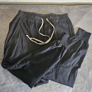Rick Owens DRKSHDW Mens Drop-Crotch Black Sweatpants Size Small